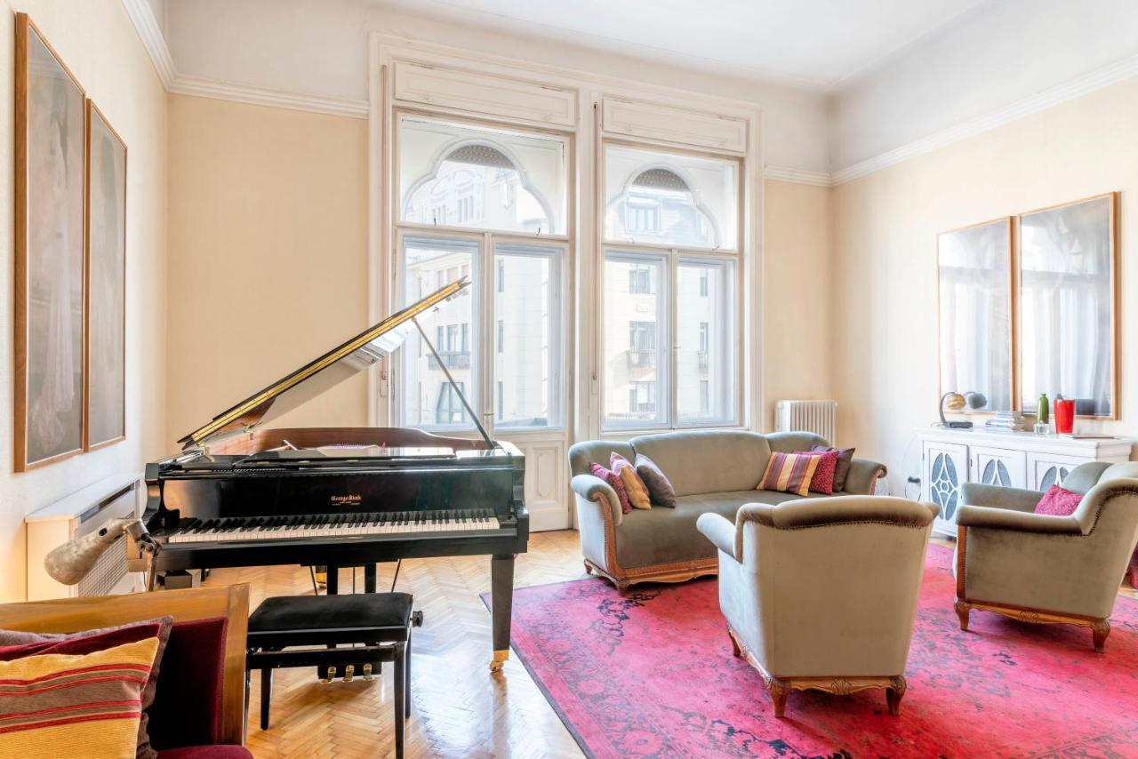 شقة Stunning Spacious Art Nouveau Apart , Grand Piano بودابست المظهر الخارجي الصورة